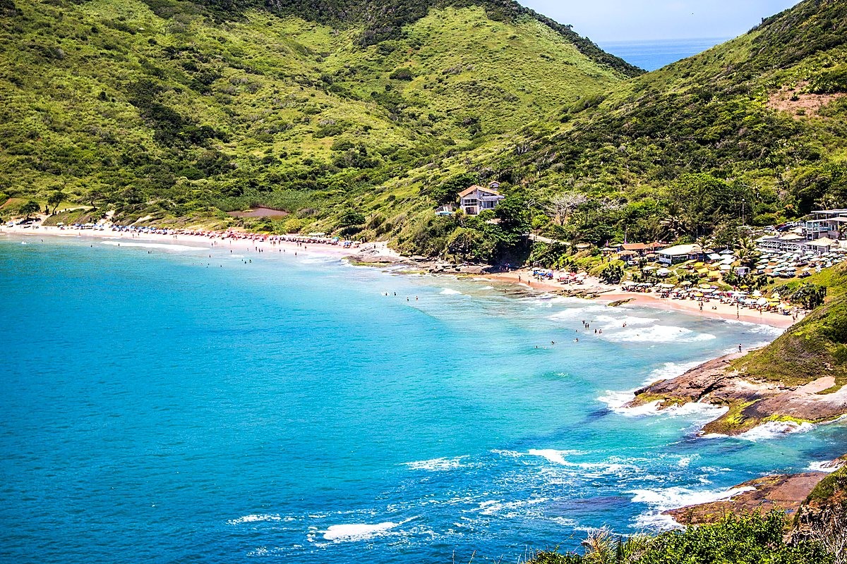 Enseada de praia em Búzios