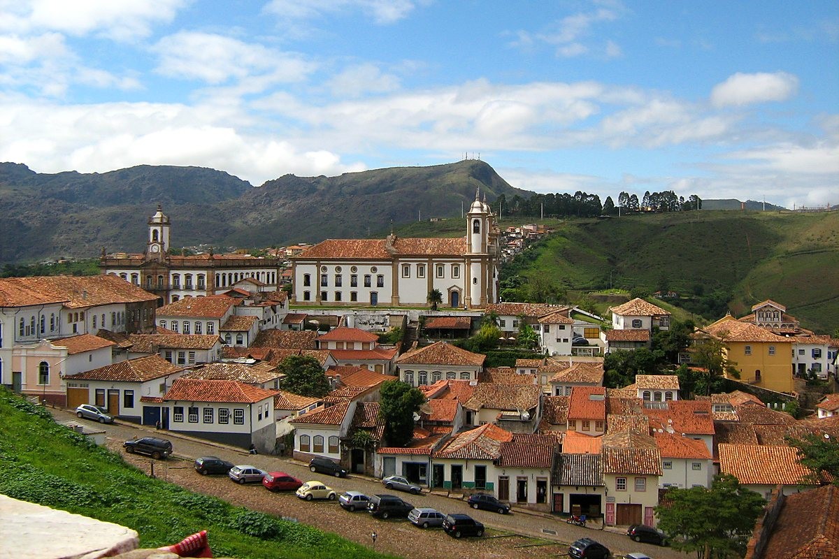 Vista do centro histórico de Ouro Preto